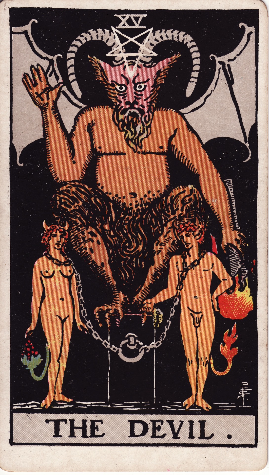 タロットカード 悪魔 The Devil Rider–Waite